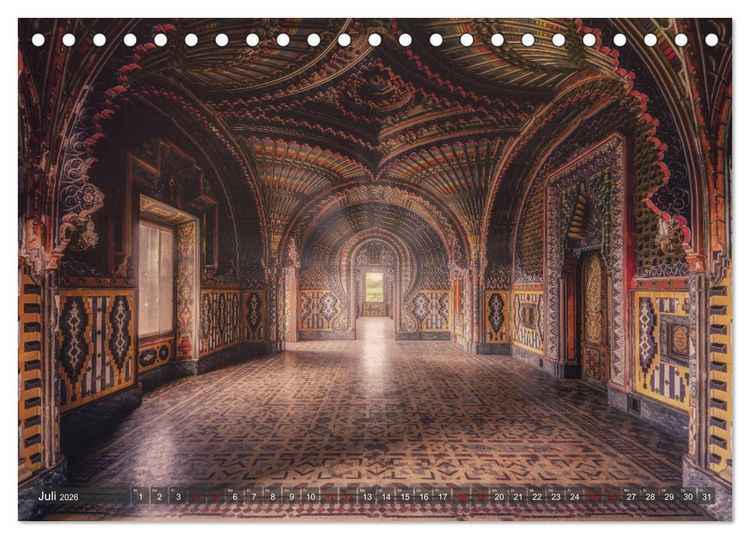 Produktbild: Ruinen Romantik (Tischkalender 2026 DIN A5 quer), CALVENDO Monatskalender