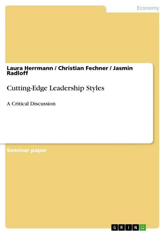 Produktbild: Cutting-Edge Leadership Styles