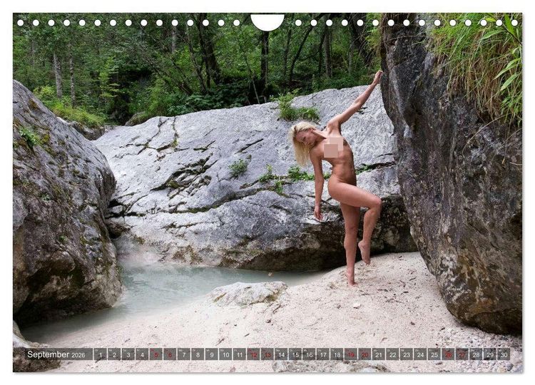 Produktbild: Akt und Natur - im Zauberwald (Wandkalender 2026 DIN A4 quer), CALVENDO Monatskalender