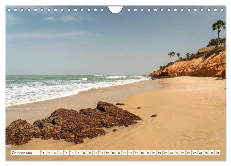 Produktbild: Traumstr&auml;nde in Gambia (Wandkalender 2026 DIN A4 quer), CALVENDO Monatskalender