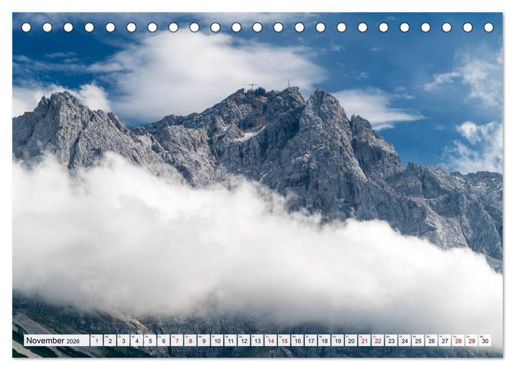 Produktbild: Ein Sommer rund um Garmisch-Partenkirchen (Tischkalender 2026 DIN A5 quer), CALVENDO Monatskalender