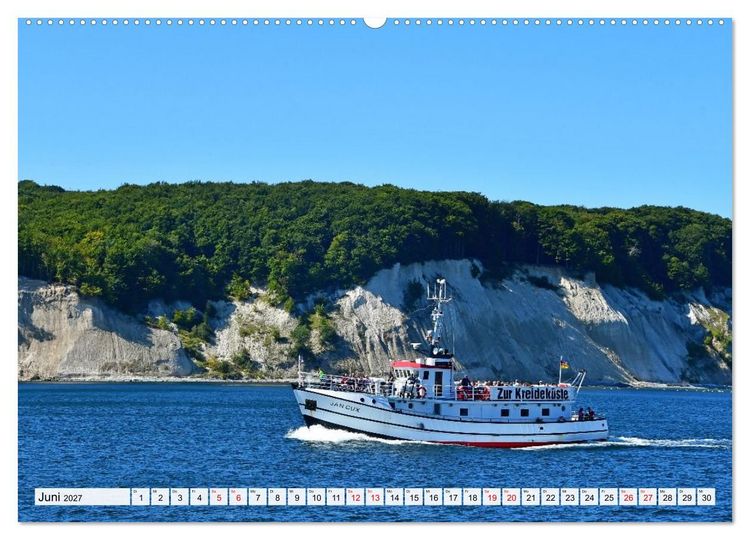 Produktbild: Sassnitz mit der Kreidek&uuml;ste (hochwertiger Premium Wandkalender 2027 DIN A2 quer), Kunstdruck in Hochglanz