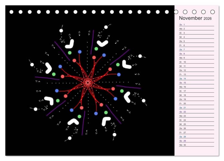 Produktbild: Filigran - Mandalas (Tischkalender 2026 DIN A5 quer), CALVENDO Monatskalender