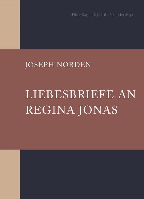 Produktbild: Liebesbriefe an Regina Jonas