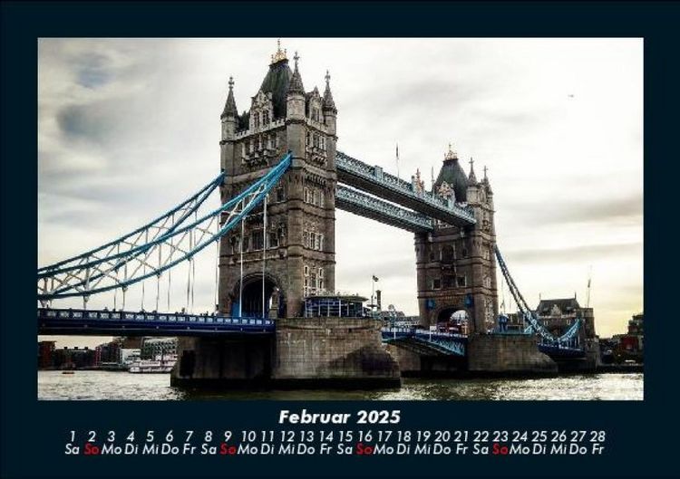 Produktbild: London 2025 Fotokalender DIN A5