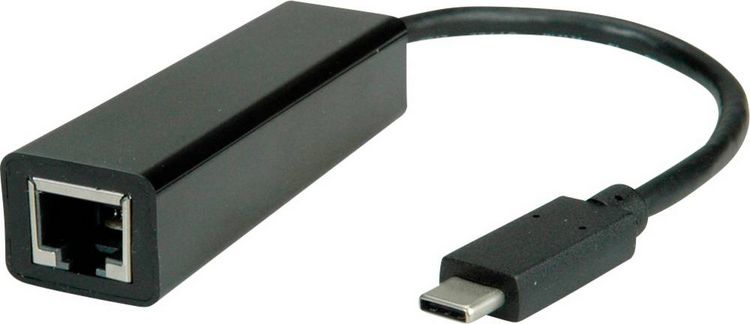 Produktbild: Value Netzwerk Adapter [1x USB-C&reg; Stecker - 1x RJ45-Buchse]