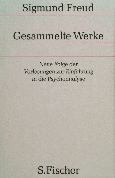 Produktbild: Neue Folge der Vorlesungen zur Einf&uuml;hrung in die Psychoanalyse