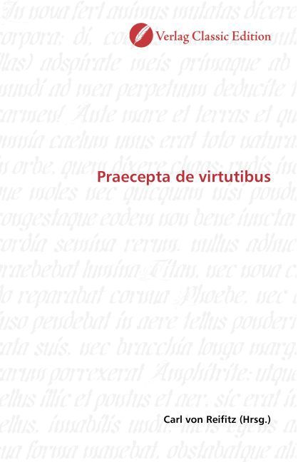 Produktbild: Praecepta de virtutibus