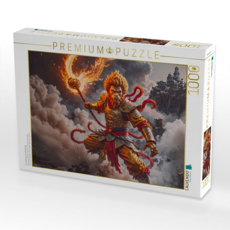 Produktbild: CALVENDO Puzzle Sun Wukong, der Affenk&ouml;nig | 1000 Teile Lege-Gr&ouml;&szlig;e 64x48cm Foto-Puzzle f&uuml;r gl&uuml;ckliche Stunden