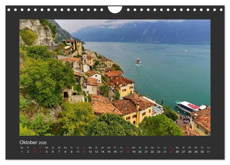 Produktbild: Limone sul Garda - Bella Italia (Wandkalender 2026 DIN A4 quer), CALVENDO Monatskalender