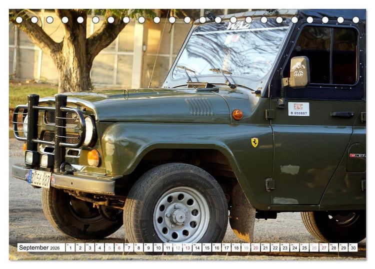 Produktbild: Sowjet-Legende - Der Gel&auml;ndewagen UAZ-469 in Kuba (Tischkalender 2026 DIN A5 quer), CALVENDO Monatskalender