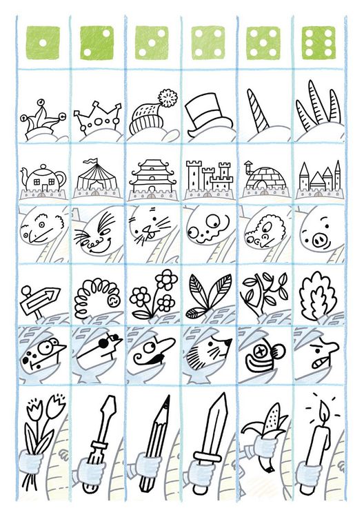 Produktbild: Mein lustiges gro&szlig;es Malspielbuch: W&uuml;rfeln & Malen (ab 7 Jahren)