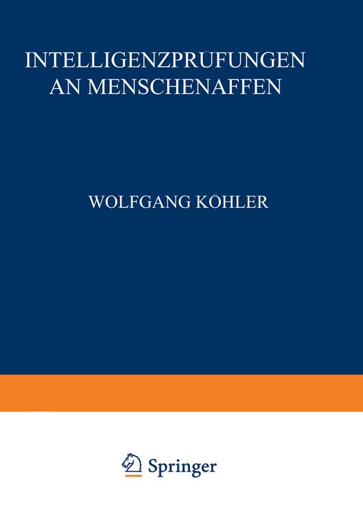 Produktbild: Intelligenzpr&uuml;fungen an Menschenaffen