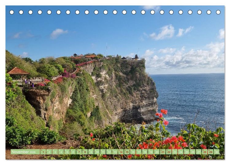 Produktbild: Bali - G&ouml;tterinsel (Tischkalender 2026 DIN A5 quer), CALVENDO Monatskalender