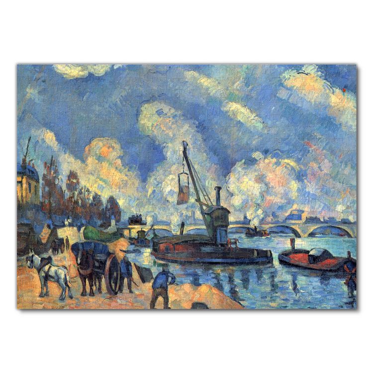 Produktbild: Lais Puzzle Paul C&eacute;zanne - Die Seine bei Bercy, Gem&auml;lde nach Armand Guillaumin 500 Teile