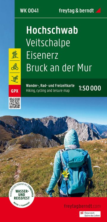 Produktbild: Freytag & berndt Wanderkarte WK 0041 Hochschwab, Veitschalpe - Eisenerz - Bruck an der Mur 1:50.000