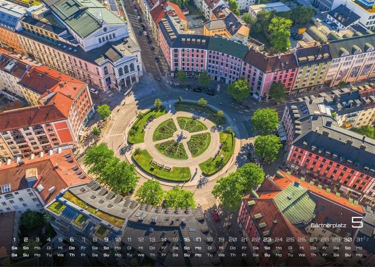 Produktbild: M&uuml;nchen - Zwischen Alpenblick und Altstadtflair - 2027 - Kalender DIN A3