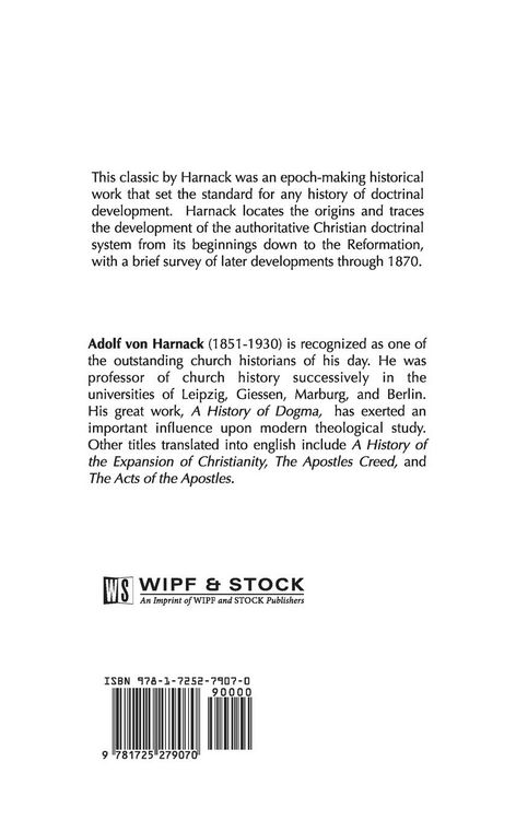 Produktbild: History of Dogma, Volume 1