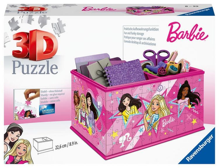 Produktbild: 3D Puzzle Aufbewahrungsbox Barbie