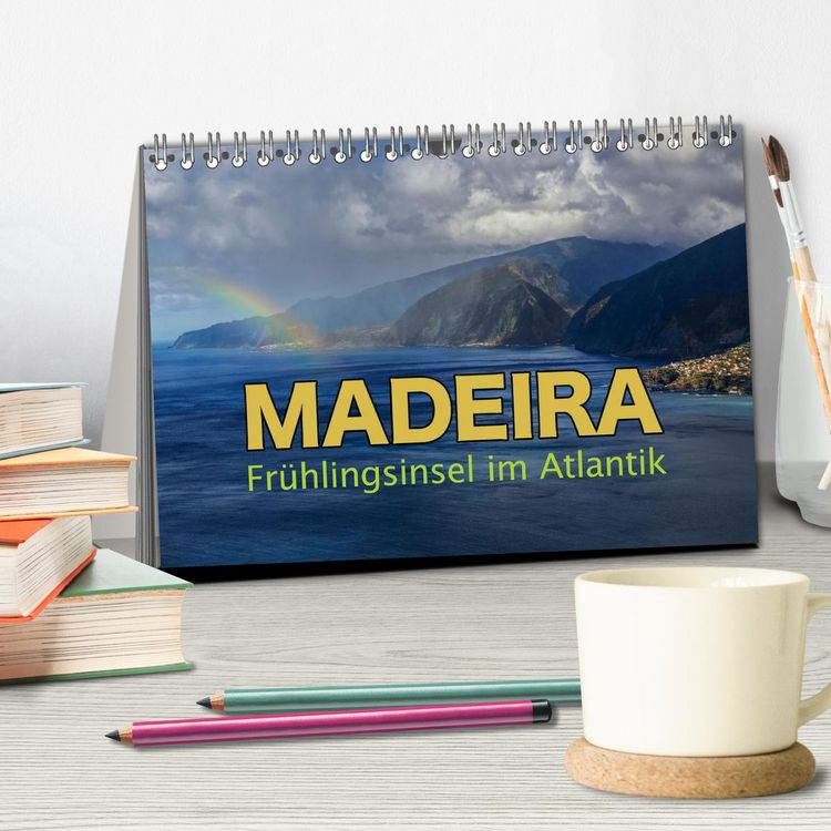 Produktbild: Madeira - Fr&uuml;hlingsinsel im Atlantik (Tischkalender 2026 DIN A5 quer), CALVENDO Monatskalender