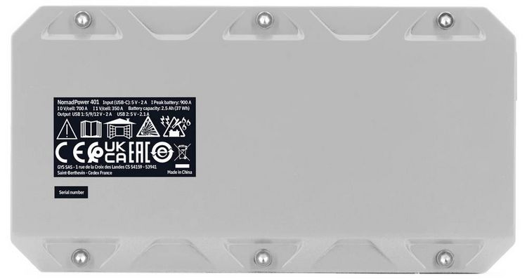 Produktbild: GYS LITHIUM-BOOSTER NOMAD POWER 401 087316 Schnellstartsystem