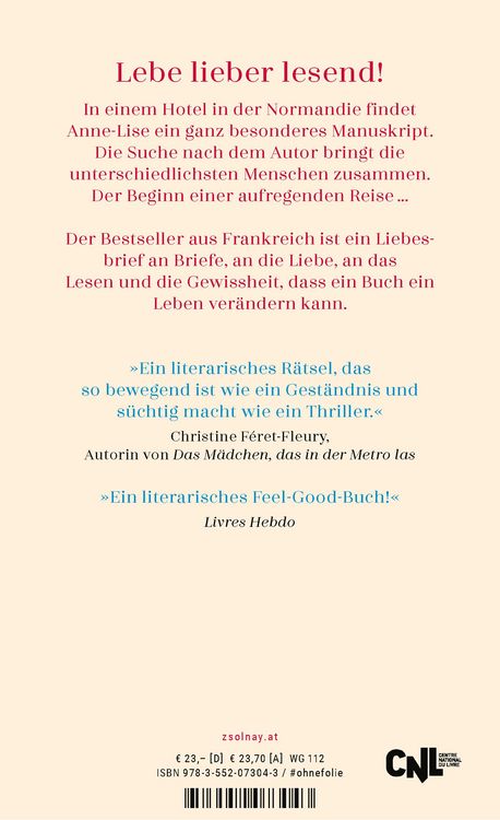 Produktbild: Das Gl&uuml;ck auf der letzten Seite