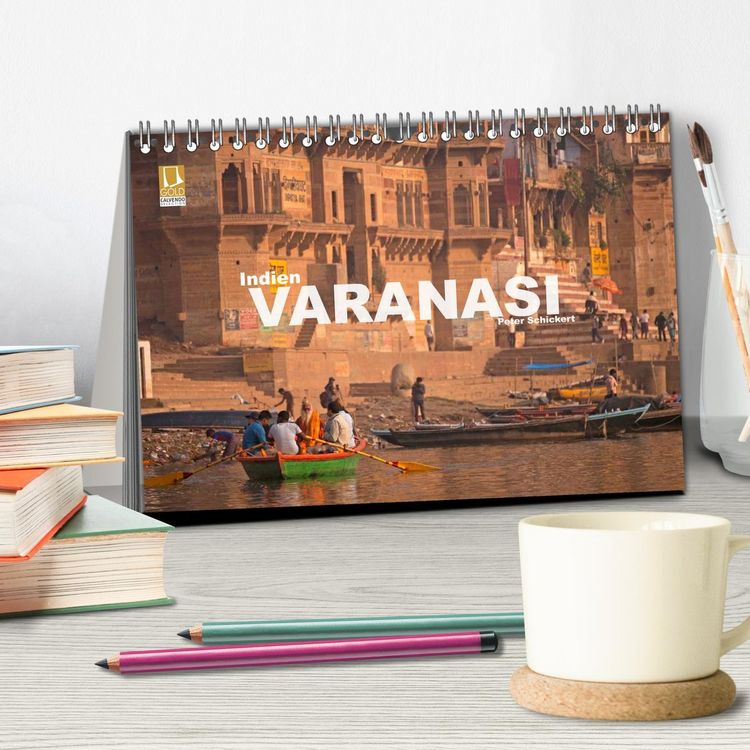Produktbild: Indien - Varanasi (Tischkalender 2026 DIN A5 quer), CALVENDO Monatskalender
