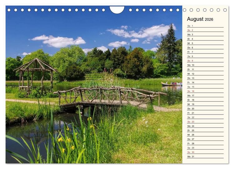 Produktbild: Spaziergang durch den W&ouml;rlitzer Park (Wandkalender 2026 DIN A4 quer), CALVENDO Monatskalender