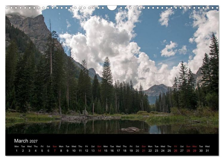 Produktbild: Beautiful Yellowstone and Grand Tetons National Parks (Wall Calendar 2027 DIN A3 landscape), CALVENDO 12 Month Wall Calendar