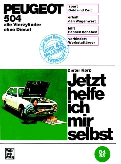 Produktbild: Peugeot 504 alle Vierzylinder au&szlig;er Diesel