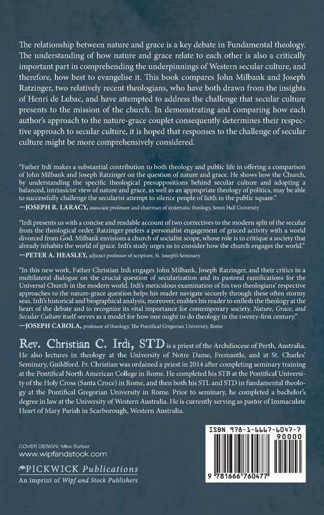 Produktbild: Nature, Grace, and Secular Culture