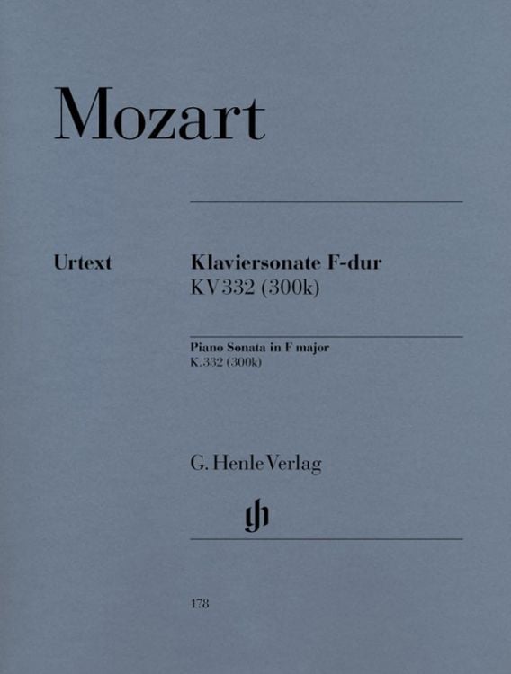 Bild vom Artikel Wolfgang Amadeus Mozart - Klaviersonate F-dur KV 332 (300k) vom Autor Wolfgang Amadeus Mozart