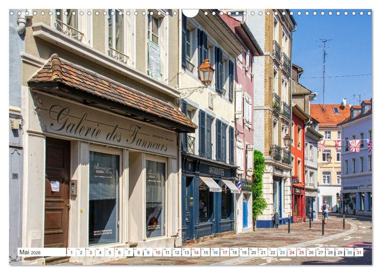Produktbild: Mulhouse - Das s&uuml;dliche Tor der els&auml;ssischen Weinstra&szlig;e (Wandkalender 2026 DIN A3 quer), CALVENDO Monatskalender