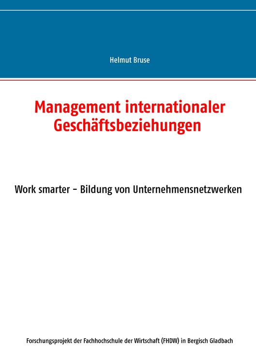 Produktbild: Management internationaler Gesch&auml;ftsbeziehungen