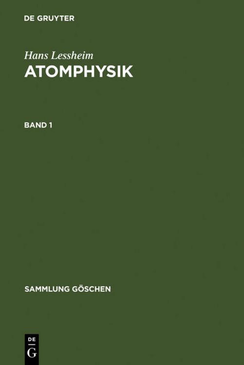 Produktbild: Atomphysik. Band 1