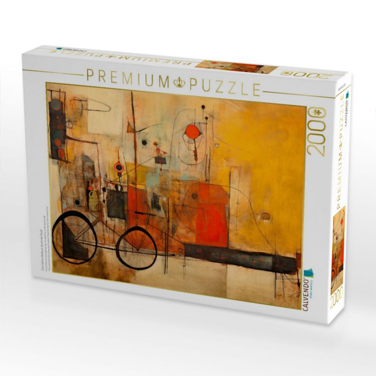 Produktbild: CALVENDO Puzzle Eine kleine Radtour durch die Stadt | 2000 Teile Lege-Gr&ouml;&szlig;e 90x67cm Foto-Puzzle f&uuml;r gl&uuml;ckliche Stunden
