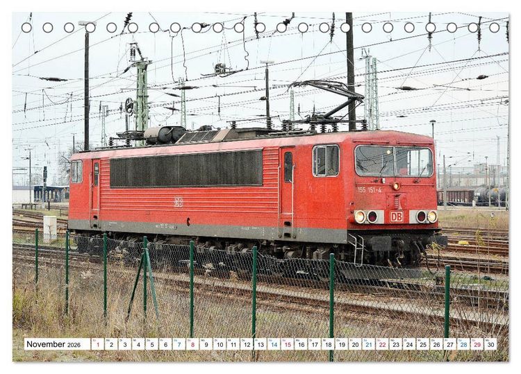 Produktbild: Die Baureihe 250 - Reichsbahnlok in DB-Diensten (Tischkalender 2026 DIN A5 quer), CALVENDO Monatskalender