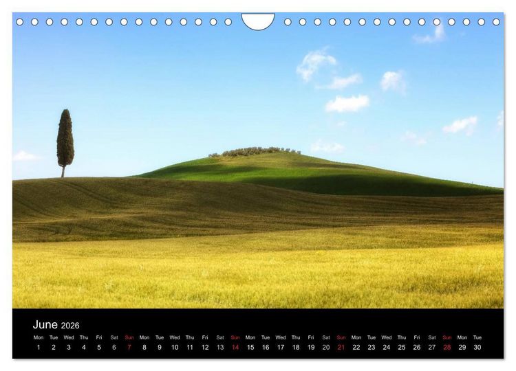 Produktbild: Tuscany (Wall Calendar 2026 DIN A4 landscape), CALVENDO 12 Month Wall Calendar
