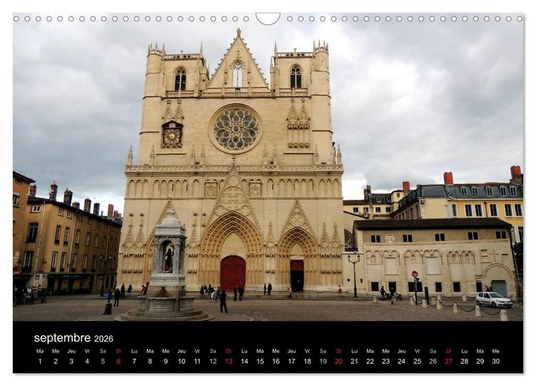 Produktbild: Tout simplement Lyon (Calendrier mural 2026 DIN A3 vertical), CALVENDO calendrier mensuel