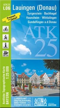 Produktbild: ATK25-L06 Lauingen (Donau) (Amtliche Topographische Karte 1:25000)