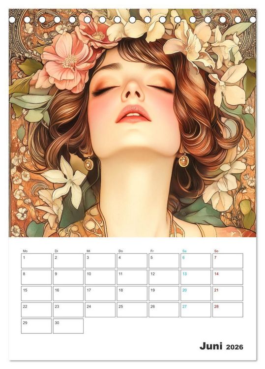 Produktbild: Eleganz der Epoche (Tischkalender 2026 DIN A5 hoch), CALVENDO Monatskalender