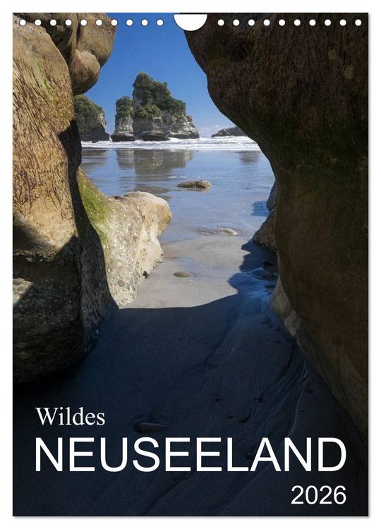 Produktbild: Wildes Neuseeland (Wandkalender 2026 DIN A4 hoch), CALVENDO Monatskalender