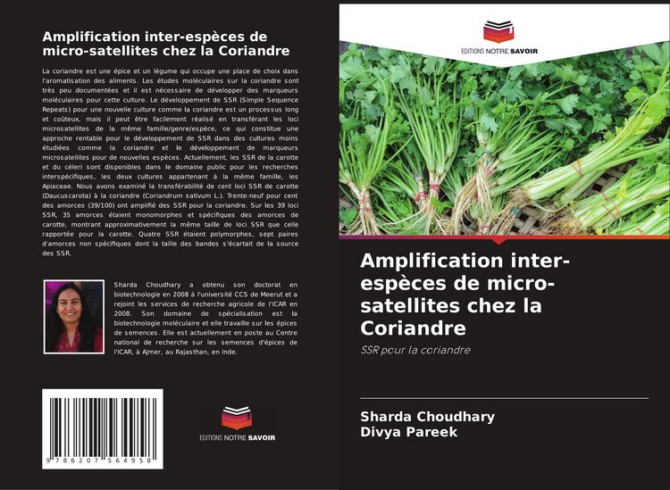 Produktbild: Amplification inter-esp&egrave;ces de micro-satellites chez la Coriandre