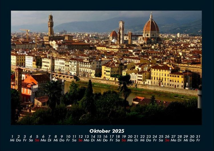 Produktbild: Florenz 2025 Fotokalender DIN A4