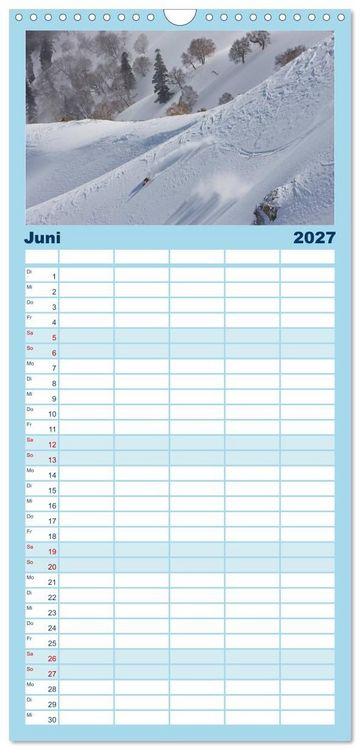 Produktbild: Familienplaner 2027 - Faskination mit 5 Spalten (Wandkalender, 21 x 45 cm) CALVENDO
