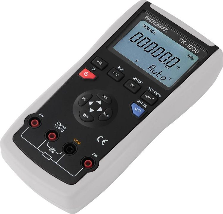 Produktbild: VOLTCRAFT TK-1000 Kalibrator Temperatur, Spannung