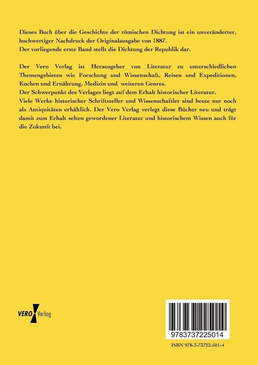 Produktbild: Geschichte der r&ouml;mischen Dichtung