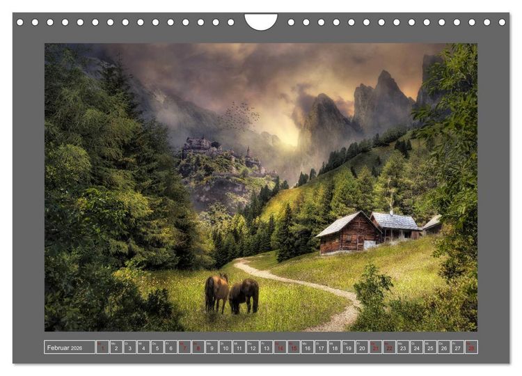 Produktbild: Uraltes Land (Wandkalender 2026 DIN A4 quer), CALVENDO Monatskalender