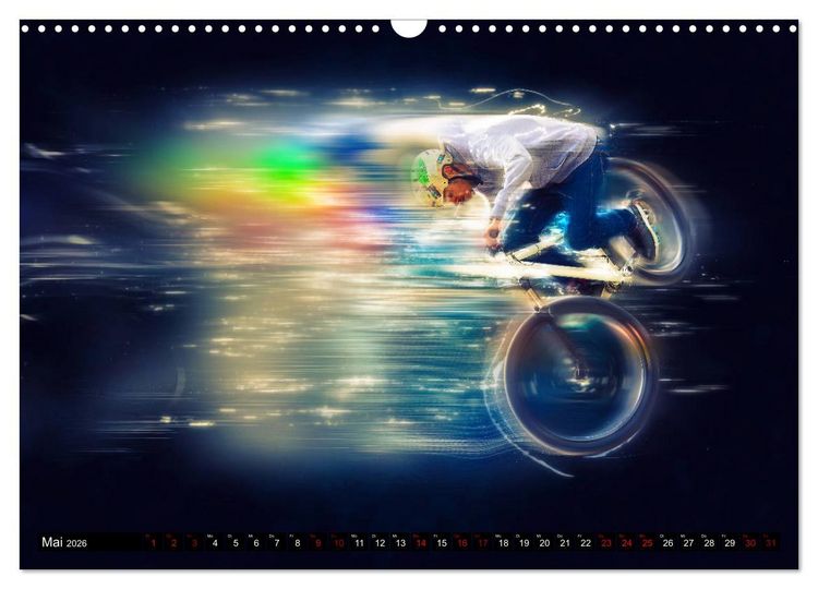Produktbild: BMX Universum (Wandkalender 2026 DIN A3 quer), CALVENDO Monatskalender