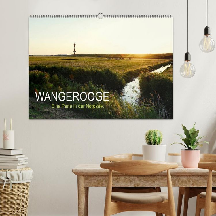 Produktbild: Wangerooge &ndash; Eine Perle in der Nordsee. (Wandkalender 2026 DIN A2 quer), CALVENDO Monatskalender